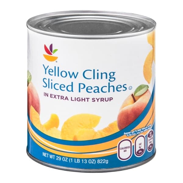 Stop & Shop Peaches Yellow Cling In Extra Light Syrup Sliced