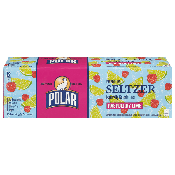 Polar Raspberry Lime Seltzer Water