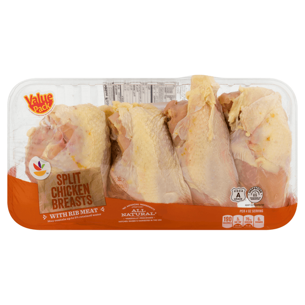 Stop & Shop Bone-In Split Chicken Breasts W/Ribs Value Pack - T Fresh