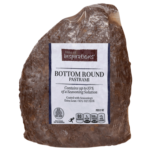Taste Of Inspirations Deli Pastrami Bottom Round (Regular Sliced
