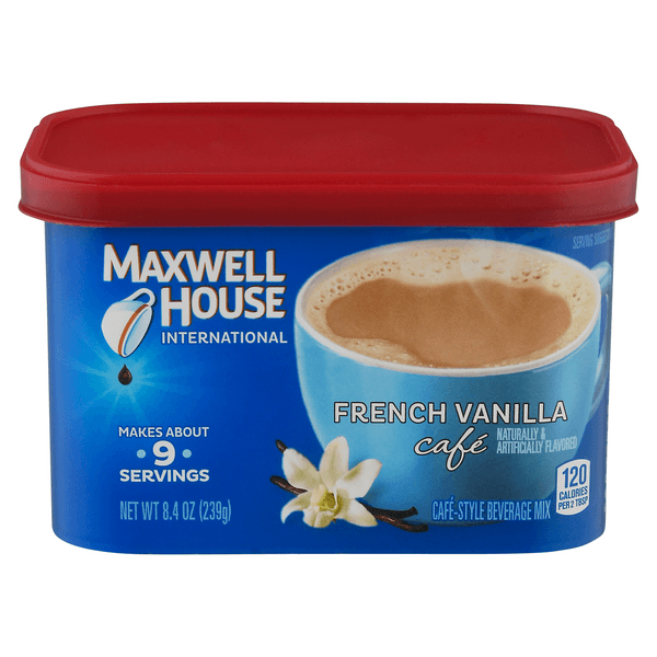 Maxwell House International French Vanilla Cafe Style Instant Coffee Mix