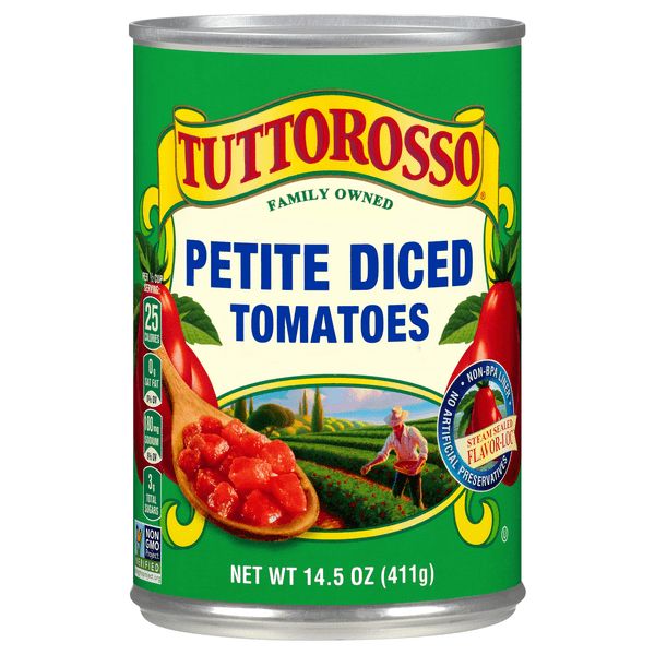 Tuttorosso Tomatoes Diced Petite