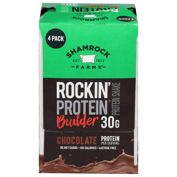 Shamrock Farms Builder Chocolate Protein Shake
