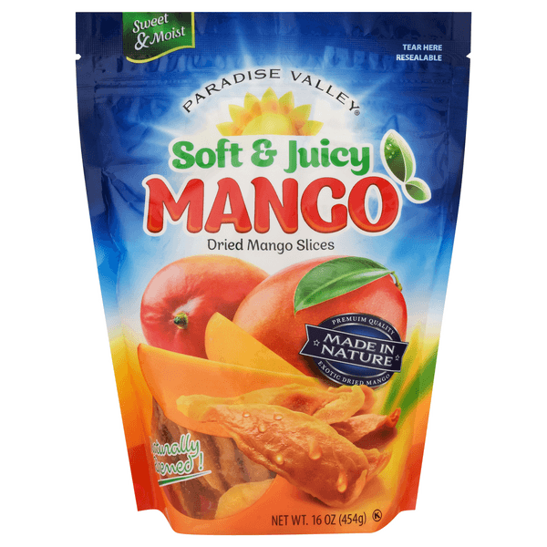 Paradise Valley Mango Slices Dried Soft & Juicy