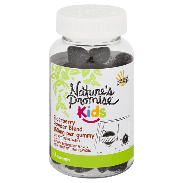 Nature'S Promise Kids Powder Blend Gummies Elderberry