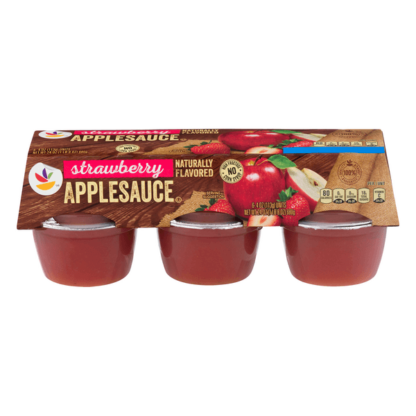 Stop & Shop Applesauce Cups Strawberry