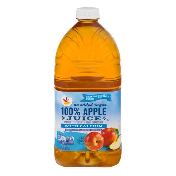 Stop & Shop 100% Apple Juice No Added Sugar With Calcium