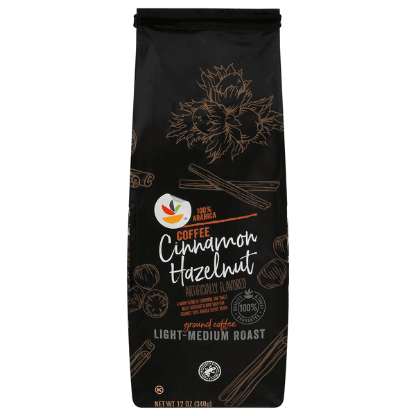 Stop & Shop Cinnamon Hazelnut Flavored Light-Medium Roast Ground Coffee