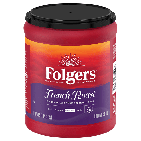 Folgers Ground Coffee, French Roast