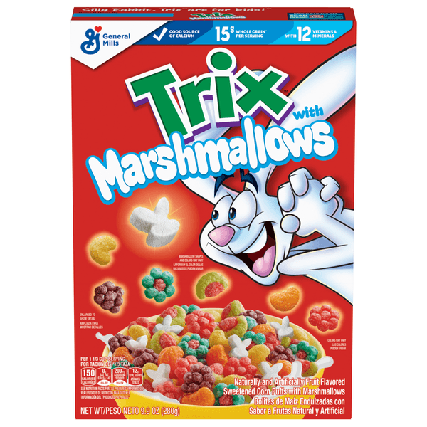 General Mills Trix Cereal With Marshmallows