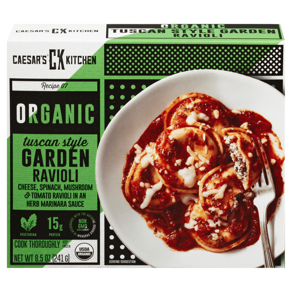 Caesar'S Kitchen Organic Goodness 4 Cheese Ravioli Spinach & Tomato