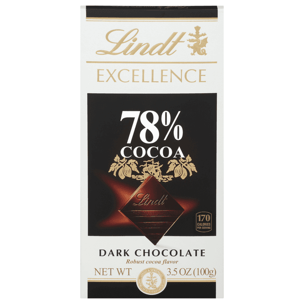 Lindt Excellence 78% Cocoa Dark Chocolate Bar