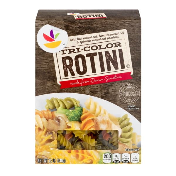 Giant Tri-Color Rotini Pasta