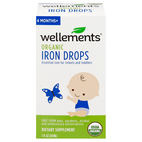 Wellements Organic Iron Drops