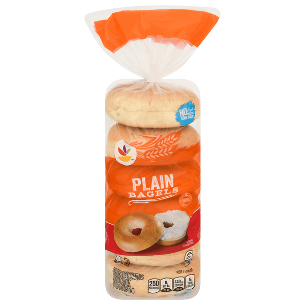 Our Brand Plain Pre-Sliced Bagels