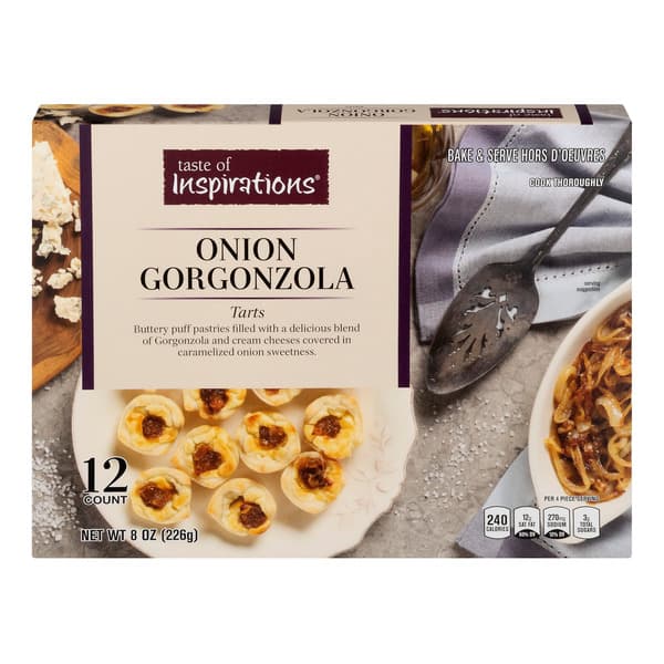 Taste Of Inspirations Tarts Caramelized Onion & Gorgonzola