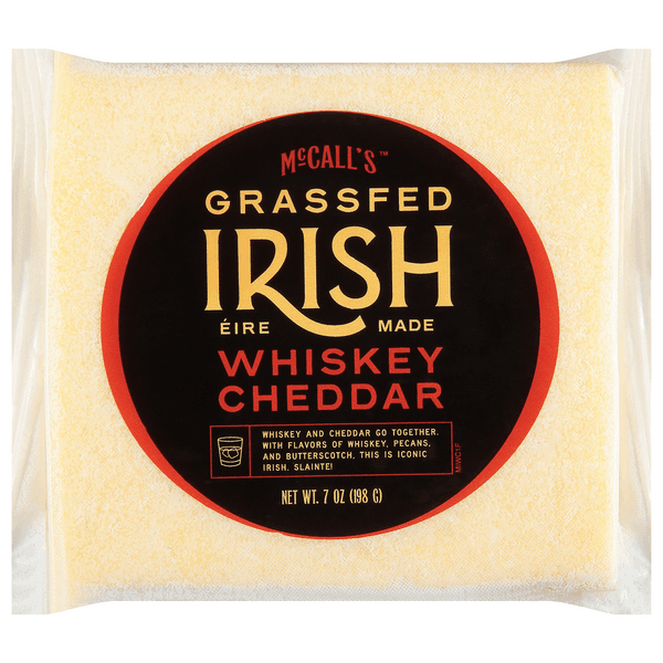 Mccall'S Irish Cheese Whisky Cheddar Grass-Fed