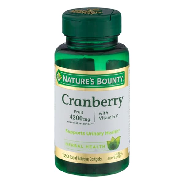 Nature'S Bounty Cranberry Plus Vitamin C Softgels