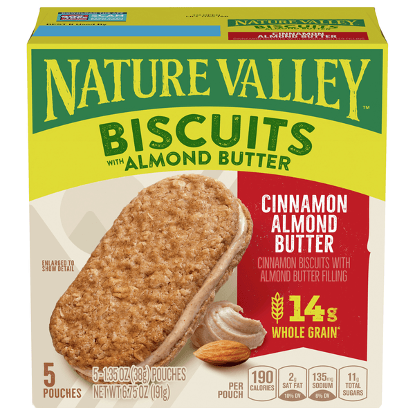 Nature Valley Biscuits Cinnamon With Almond Butter Filling