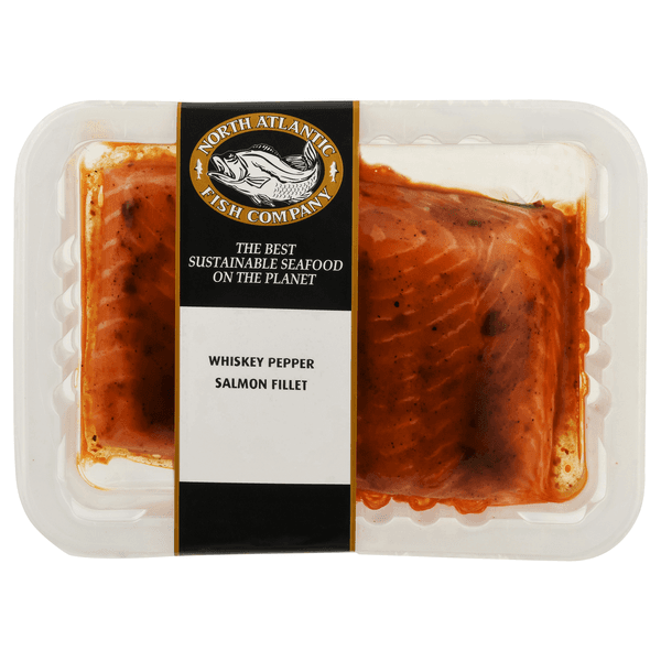 North Atlantic Fish Company Whiskey Pepper Salmon Fillet Fresh