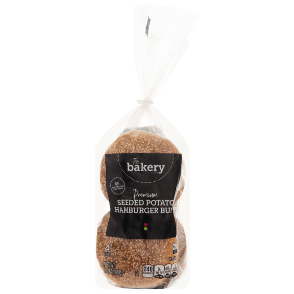 Stop & Shop The Bakery Premium Seeded Potato Hamburger Buns