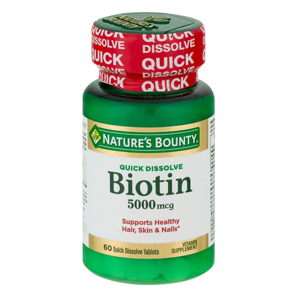 Nature'S Bounty Biotin 5000 Mcg Quick Dissolve