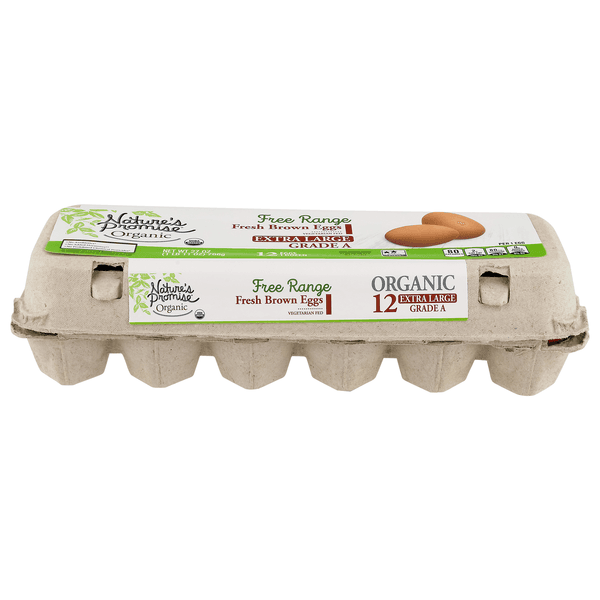 Nature'S Promise Organic Free Range Grade A Extra Large Brown Eggs