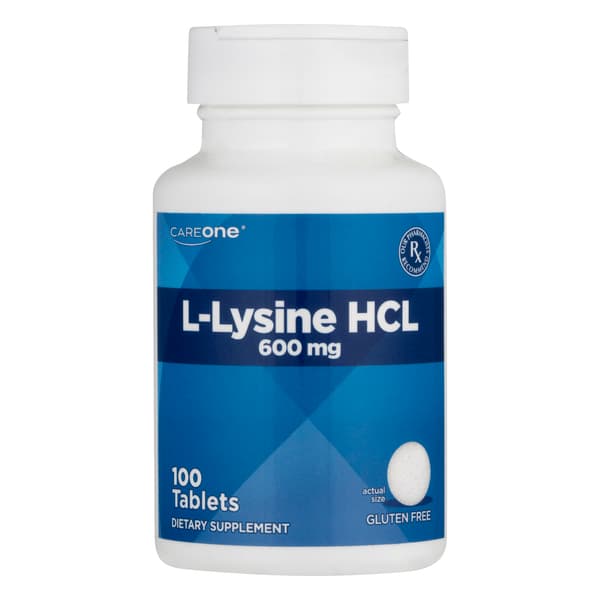 Careone L-Lysine Hcl Tablets Gluten Free