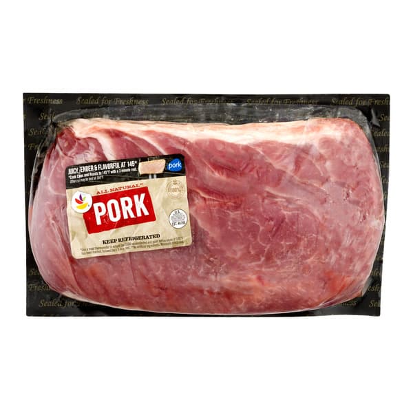 Boneless Pork Center Cut Roast Vacuum Sealed