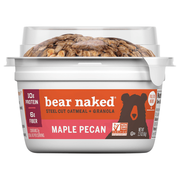 Bear Naked Steel Cut Oatmeal + Granola Maple Pecan