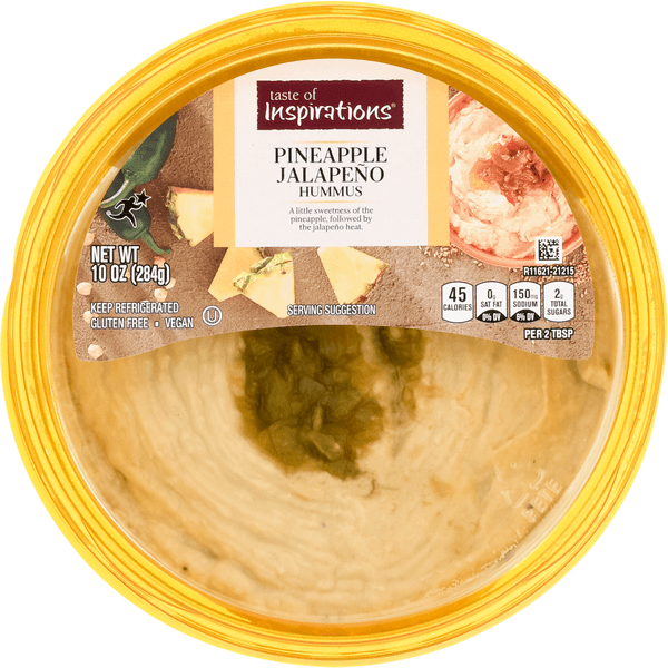 Taste Of Inspirations Hummus Pineapple Jalapeno