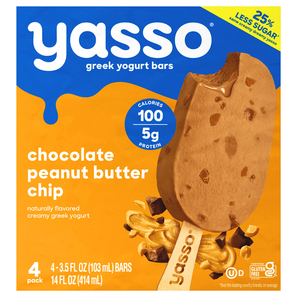 Yasso  Greek Yogurt Bars Chocolate Peanut Butter