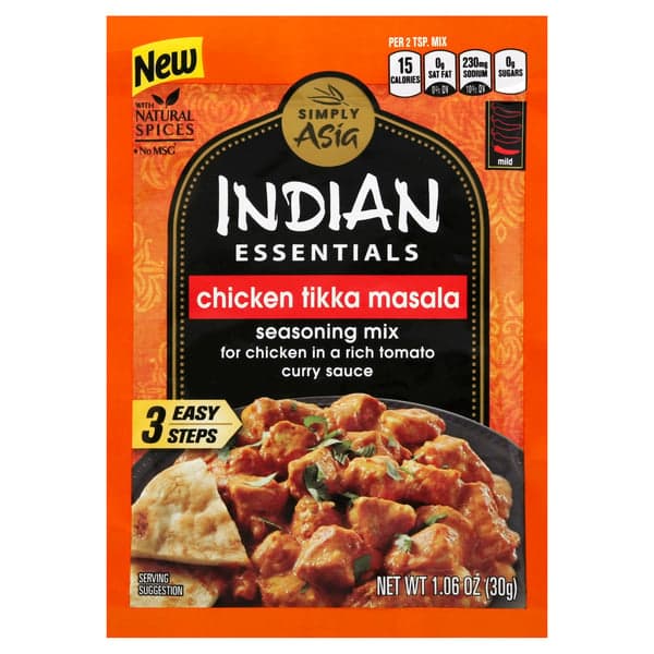 Simply Asia Indian Essentials Seasoning Mix Chicken Tikka Masala Mild
