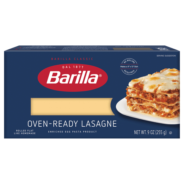 Is it Low Sugar? Barilla Pasta Lasagne Oven-ready No. 399 Box