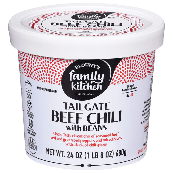 Blount'S Family Kitchen Tailgate Beef Chili With Beans