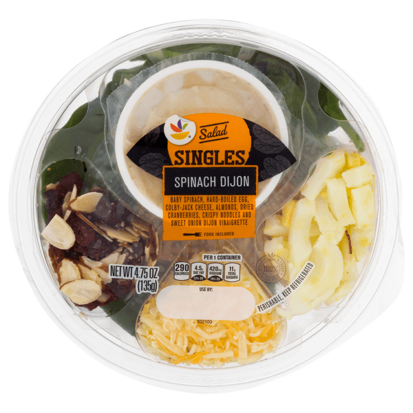Stop & Shop Salad Bowl Spinach Dijon