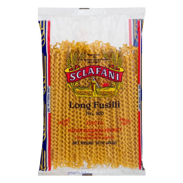 Sclafani Fusilli Pasta Long 