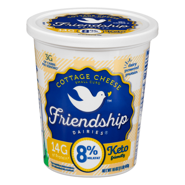 Friendship Dairies Small Curd Cottage Cheese Keto Friendly