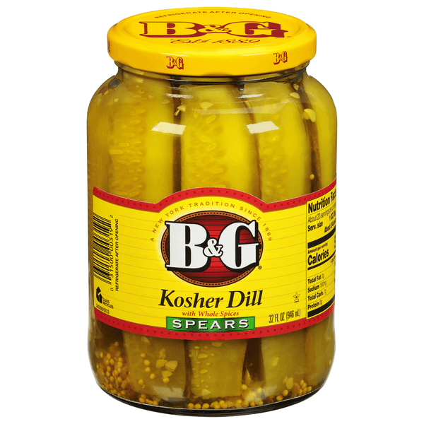 B&G Kosher Dill Pickles Spears