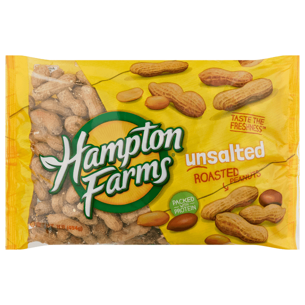 Hampton Farms Peanuts Roasted Unsalted