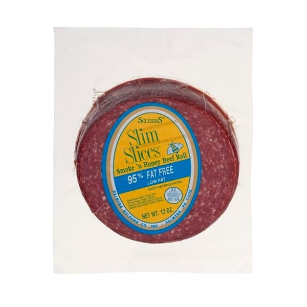 Seltzer'S Slim Slices Beef Roll Smoke 'N Honey 95% Fat Free