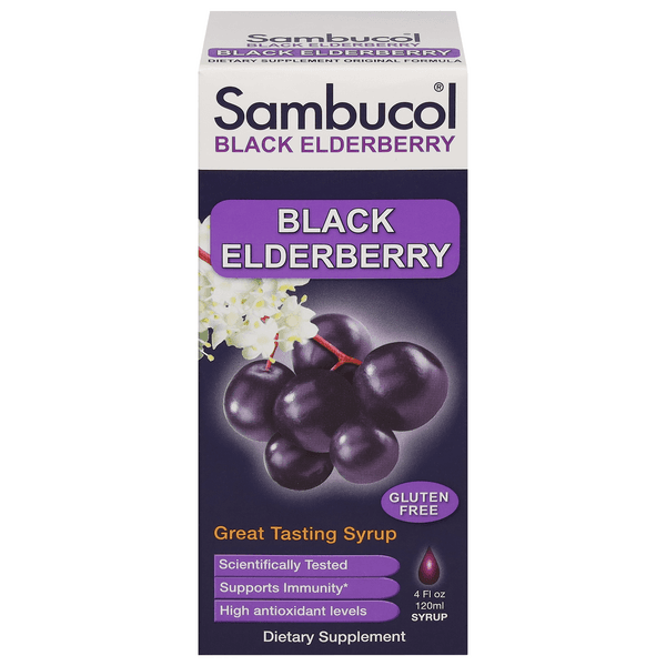 Sambucol Black Elderberry Syrup Gluten Free
