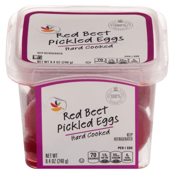 Our Brand Hard Cooked Red Beet Pickled Eggs