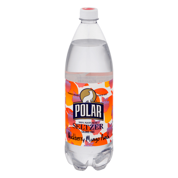 Polar Seltzer Water Blackberry Mango Punch 100% Natural