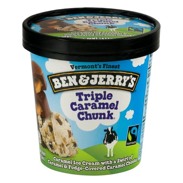 Ben & Jerry'S Ice Cream Triple Caramel Chunk