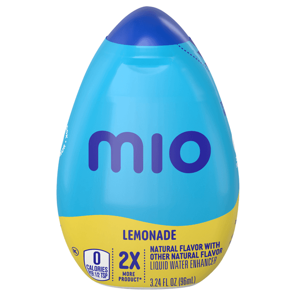 Mio Lemonade Naturally Flavored Liquid Water Enhancer Drink Mix With 2X More
