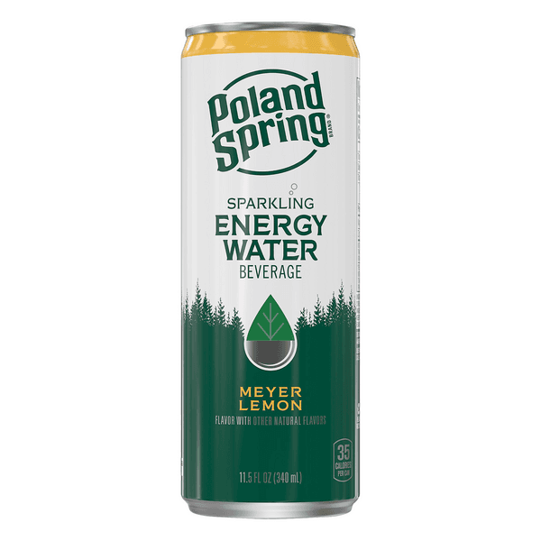 Poland Spring Sparkling Energy Water Meyer Lemon
