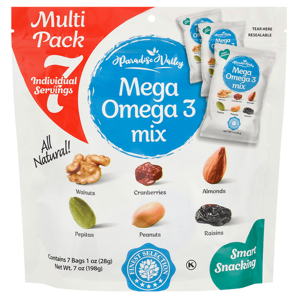 Paradise Valley Smart Snacking Mega Omega 3 Mix Variety