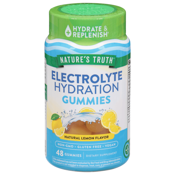 Nature'S Truth Electrolyte Hydration, Natural Lemon Flavor, Gummies