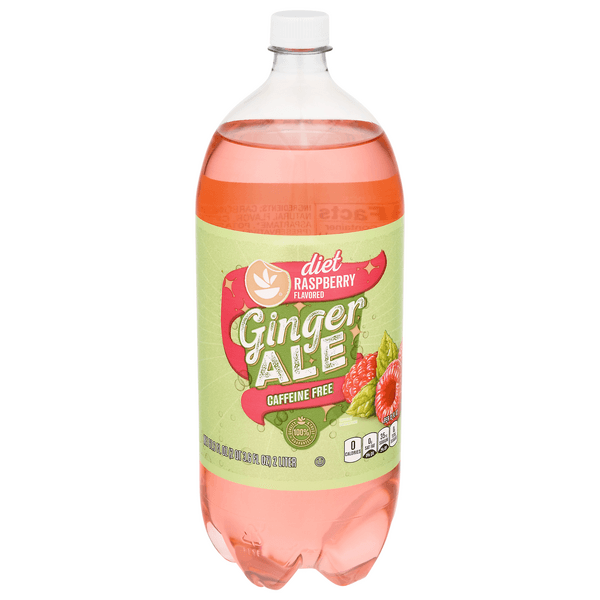 Stop & Shop Diet Raspberry Ginger Ale Soda Caffeine Free